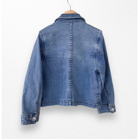 H&M &Denim Jean Jacket, Size 6/7 - Picture 2 of 9